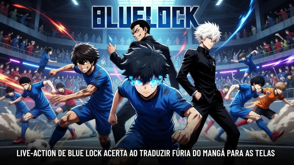 Live-Action de Blue Lock Acerta ao Traduzir Fúria do Mangá para as Telas