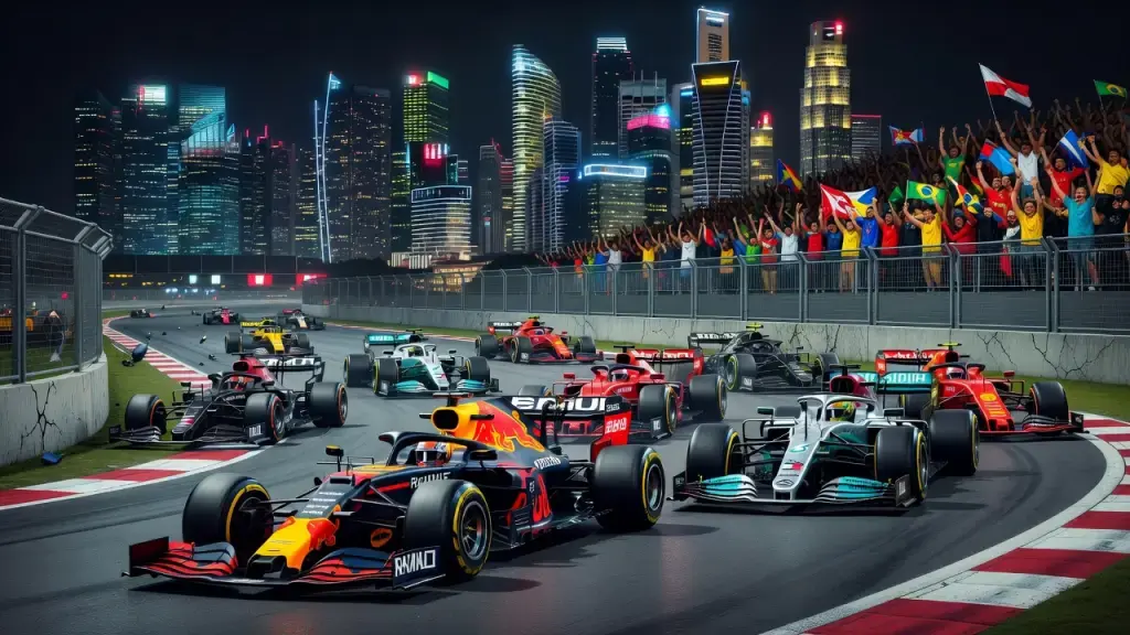 Verstappen crava a pole e sai na frente na sprint de Singapura